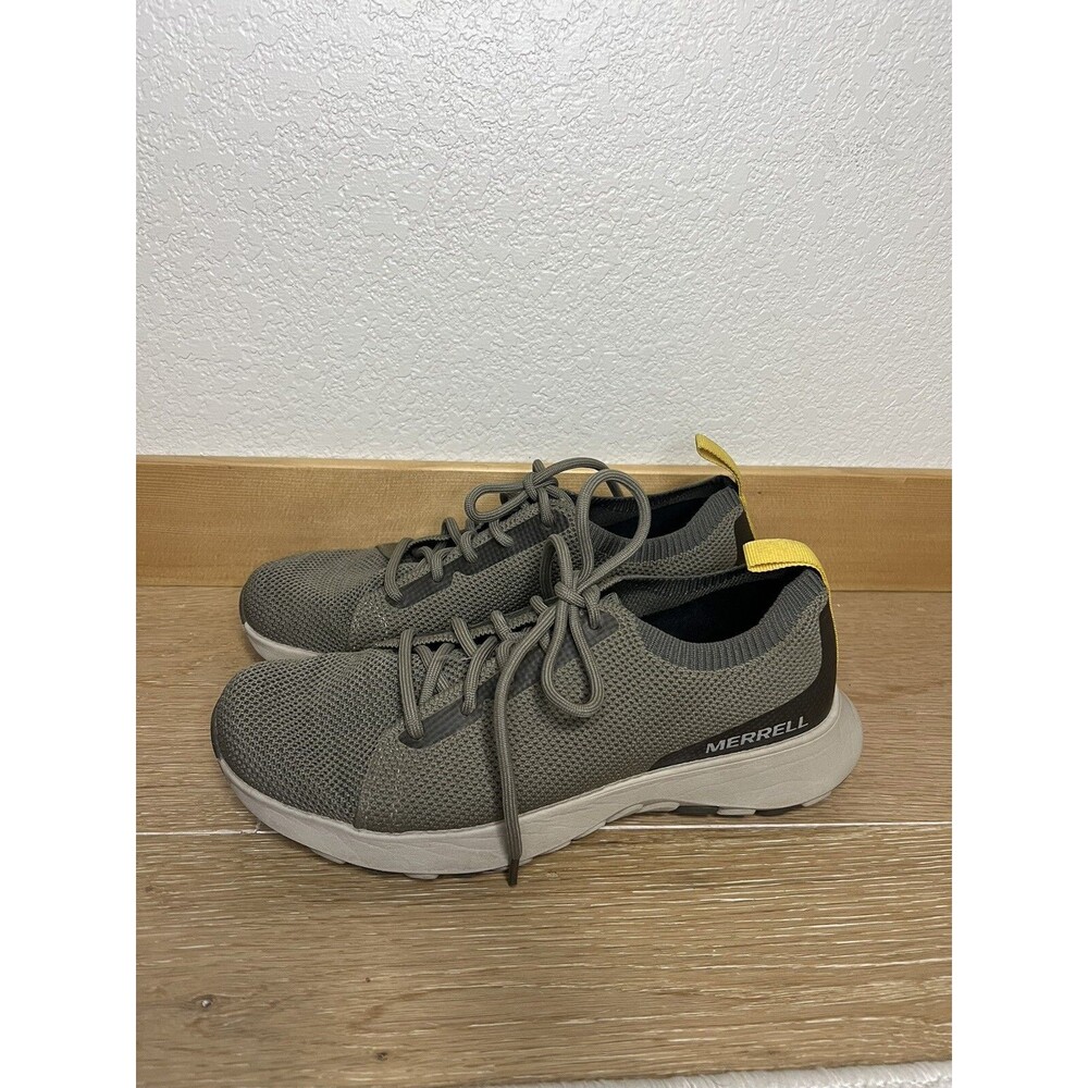 Merrell Men's Size US 7 Cloud Knit Gray Casual Lace Up Walking Athletic Shoes